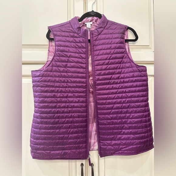 Chico's Jackets & Blazers - Chico's Women's Purple Quilted Vest